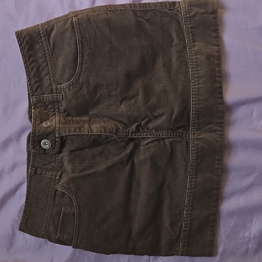 EMS Corduroy Mini- Skirt